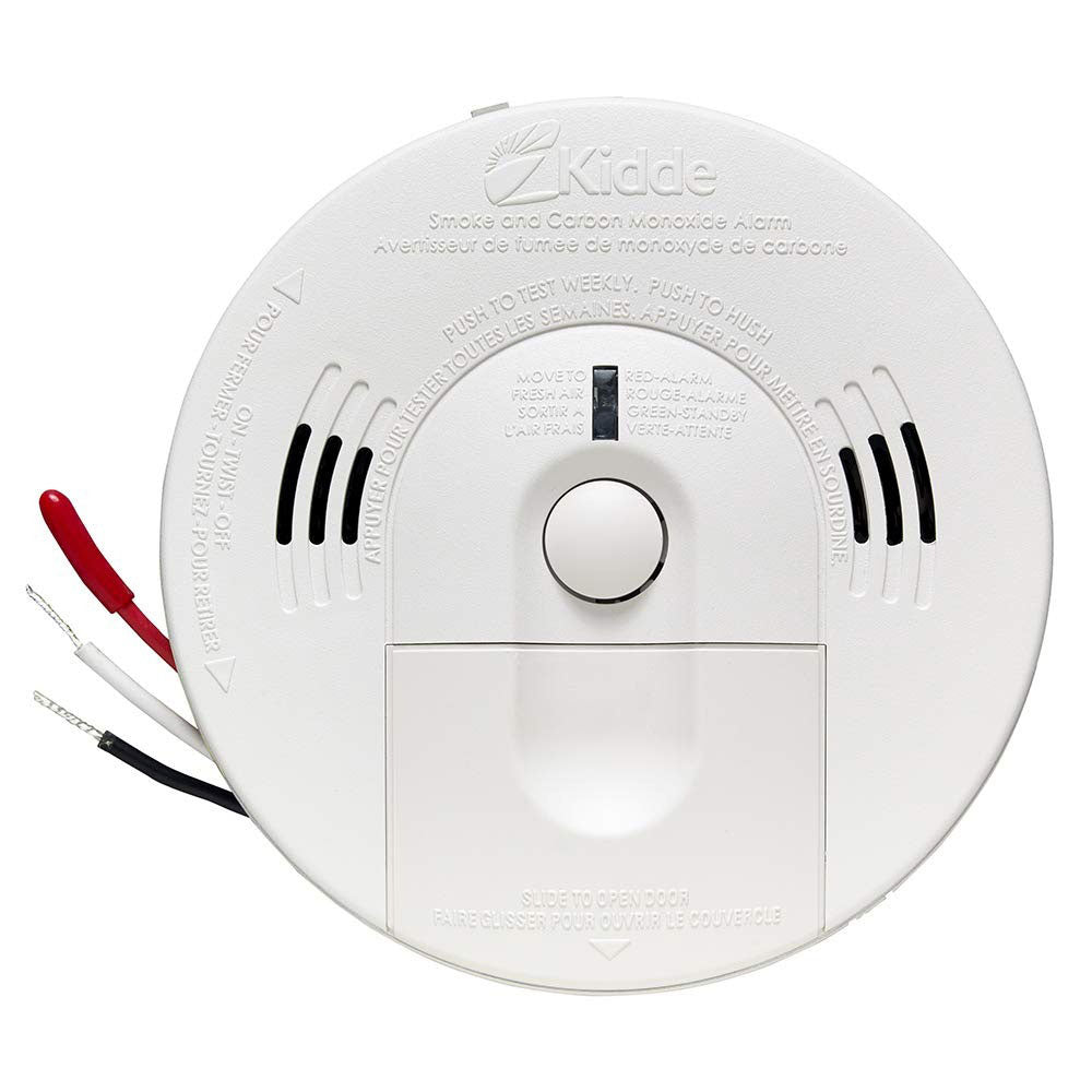 KN-COSM-IBACA (900-0119a) (same as KN-COSM-IBA 900-0114) Direct Wire - 120V Talking Smoke and Carbon Monoxide Alarm with Front-Loading Battery