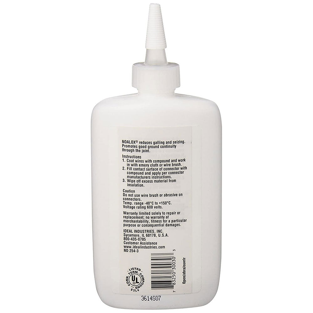 Ideal 30-030 Noalox Anti-Oxidant Compound, Squeeze Bottle, 8 oz