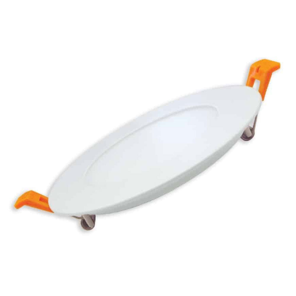 VOTATEC 4″ Single color Slim Panel LED Potlight White Trim (3000K/4000K/5000K/6000K) 1Pack/20Pack, White