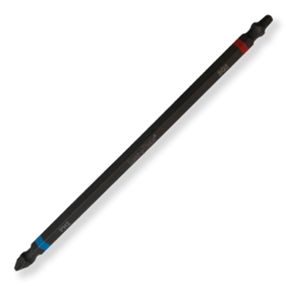 Rack-A-Tiers #2 PHILLIPS AND #2 SQUARE DOUBLE ENDED IMPACT BLUE/RED 4inch 70224BR 1Piece