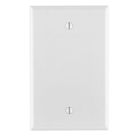 LEVITON 80514-W Midsize Blank Wallplate, 1-Gang, White – 1-Pack/25-Pack