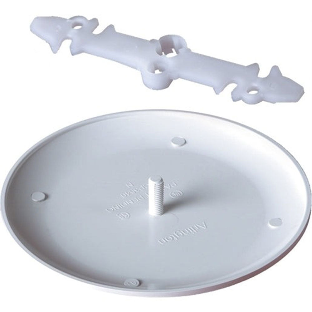 Arlington CP3540 Ceiling Cover Plate for 3-1/2" & 4" Boxes, Paintable, 1 Pack White
