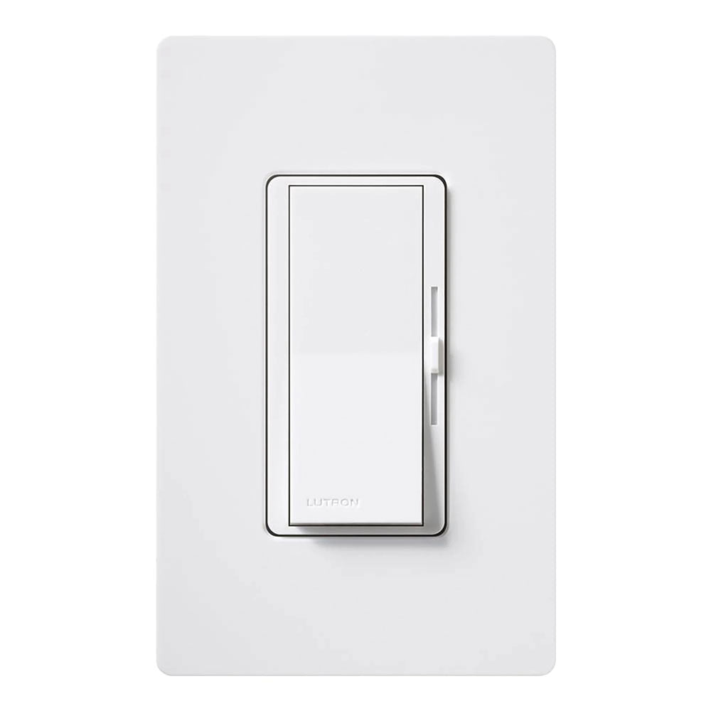 Lutron DVCL-153PH-WH Diva 150W Led 3WAY White Clam