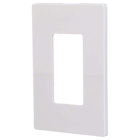 EATON PJS26W Decorative Screwless Wall Plate, 1 Gang, White