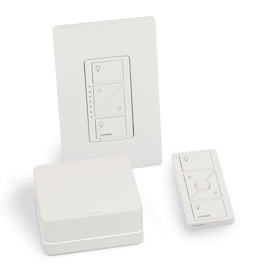 LUTRON P-BDGPRO-PKG1W-C Caseta® Dimmer Kit 120 V, 600 W