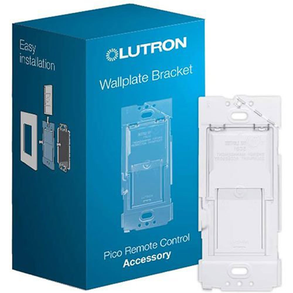 Lutron PICO-WBX-ADAPT Caseta Wireless Wall Plate Bracket for Pico Remote, Clear