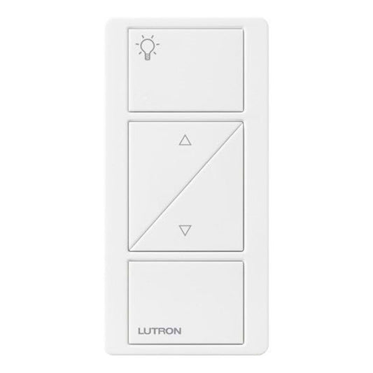 Lutron PJ2-2BRL-GWH-L01 2-Button Pico Smart Remote with Raise/Lower - Light Icons - White