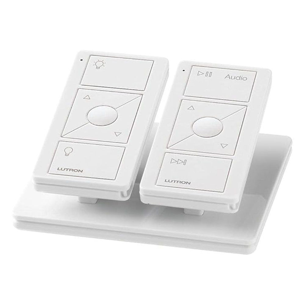 Lutron PJ2-3BRL-GWH-A02 - White Pico Smart Remote for Audio, Works with Sonos