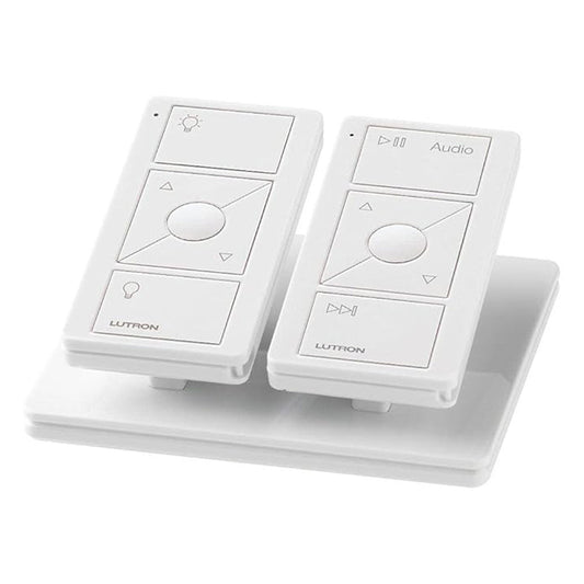 Lutron PJ2-3BRL-GWH-A02 - White Pico Smart Remote for Audio, Works with Sonos