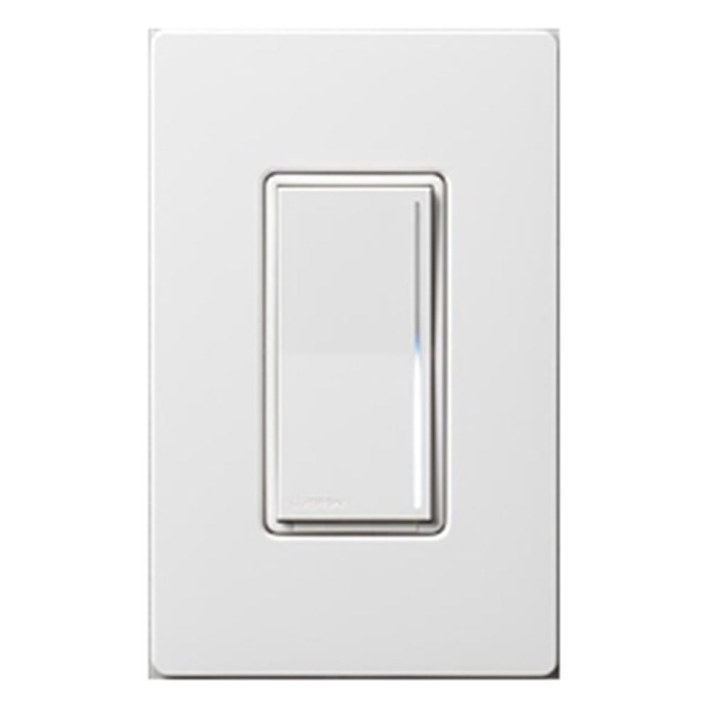Lutron Sunnata STCL-153PH-WH 150W Dimmable LED/CFL or 600W Incandescent/Halogen Single Pole/ 3-Way Touch LED Dimmer with On/Off Paddle Switch in White