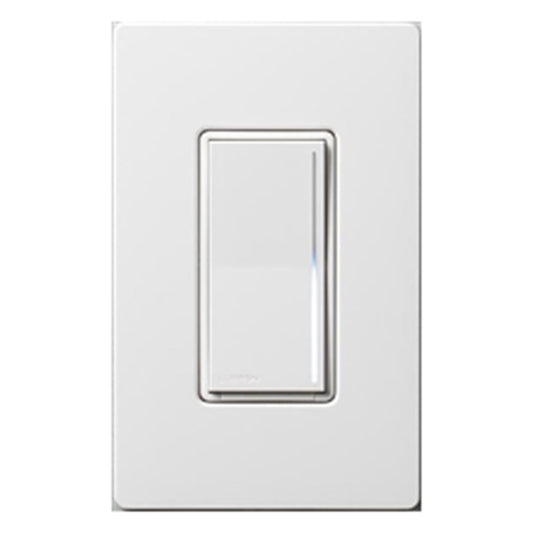 Lutron Sunnata STCL-153PH-WH 150W Dimmable LED/CFL or 600W Incandescent/Halogen Single Pole/ 3-Way Touch LED Dimmer with On/Off Paddle Switch in White